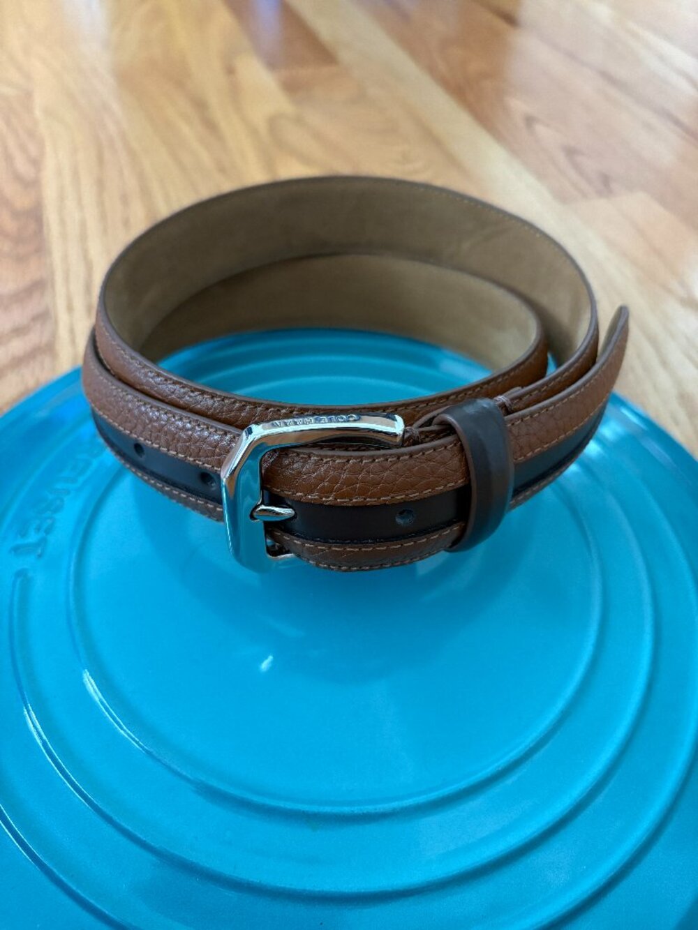 Brand New Cole Haan Leather Belt - size 34